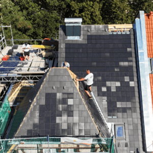 Installation Solardachziegel