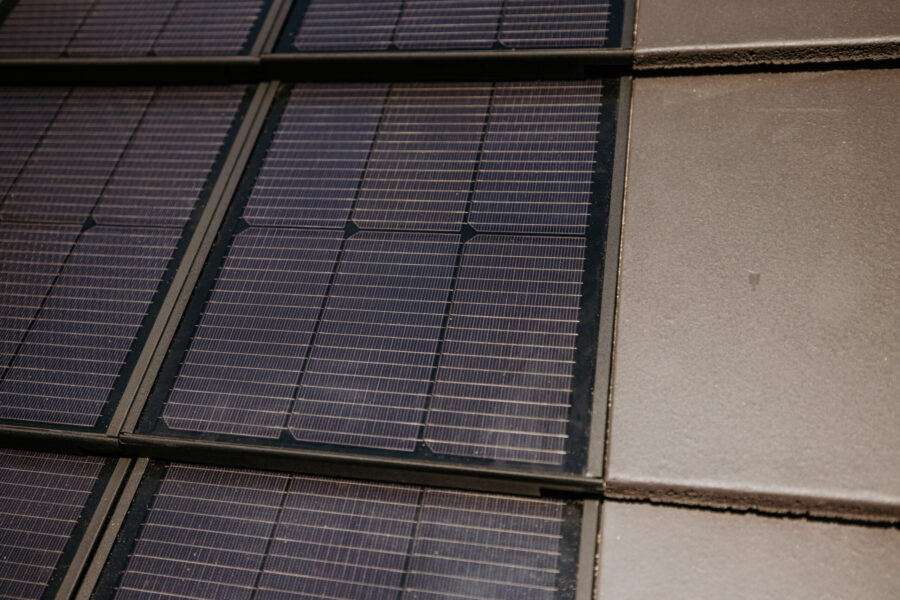 Installation Solardachziegel