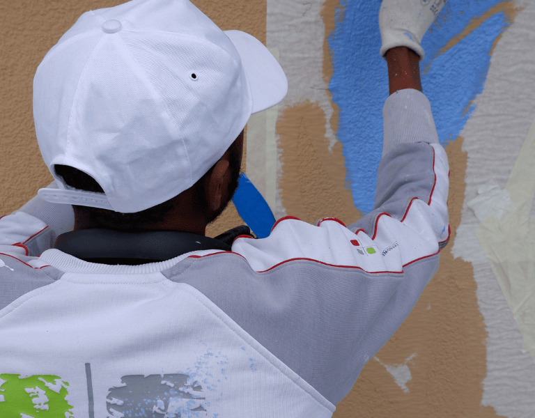Fassadenkunst Unicef